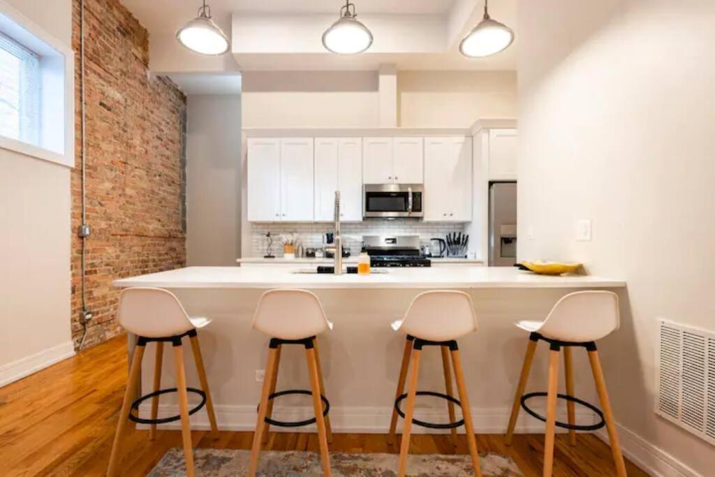 시카고 Luxurious Downtown 3 Bed 2 Bth 아파트 외부 사진